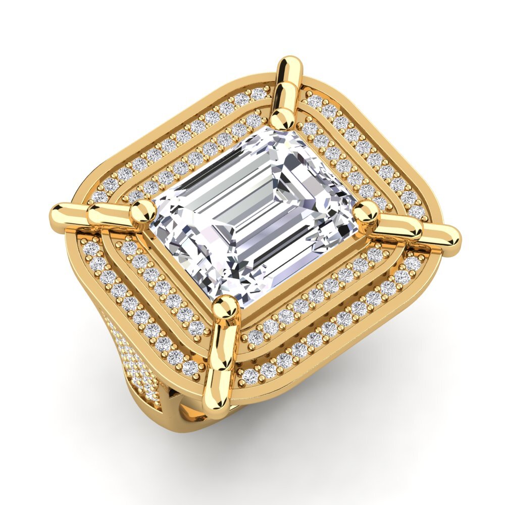 Labor-gezüchteter Diamant Herrenring Haldis