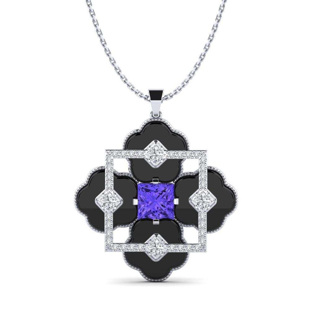950 Platinum Tanzanite Women's Pendant Hale
