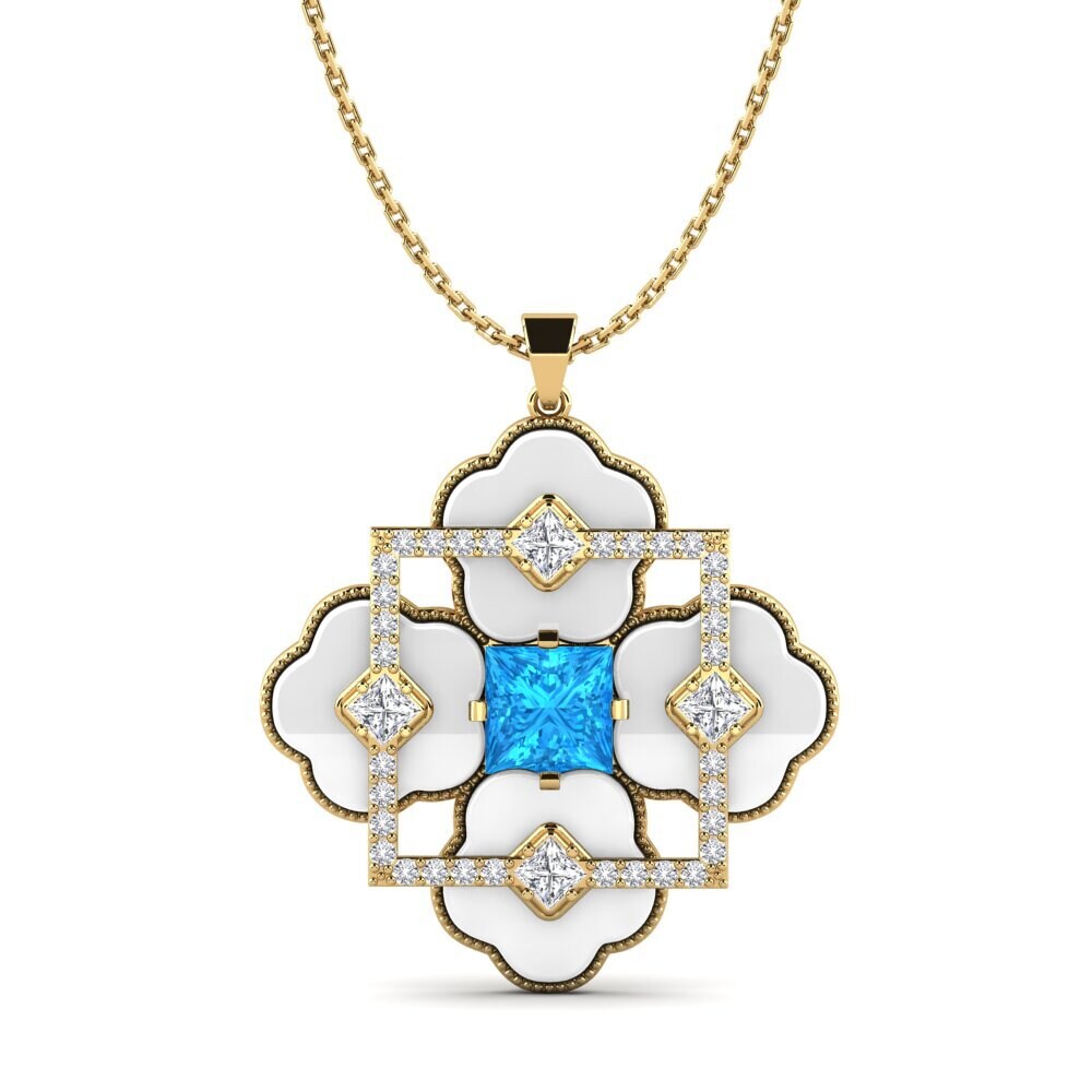 Blue Topaz Women's Pendant Hale