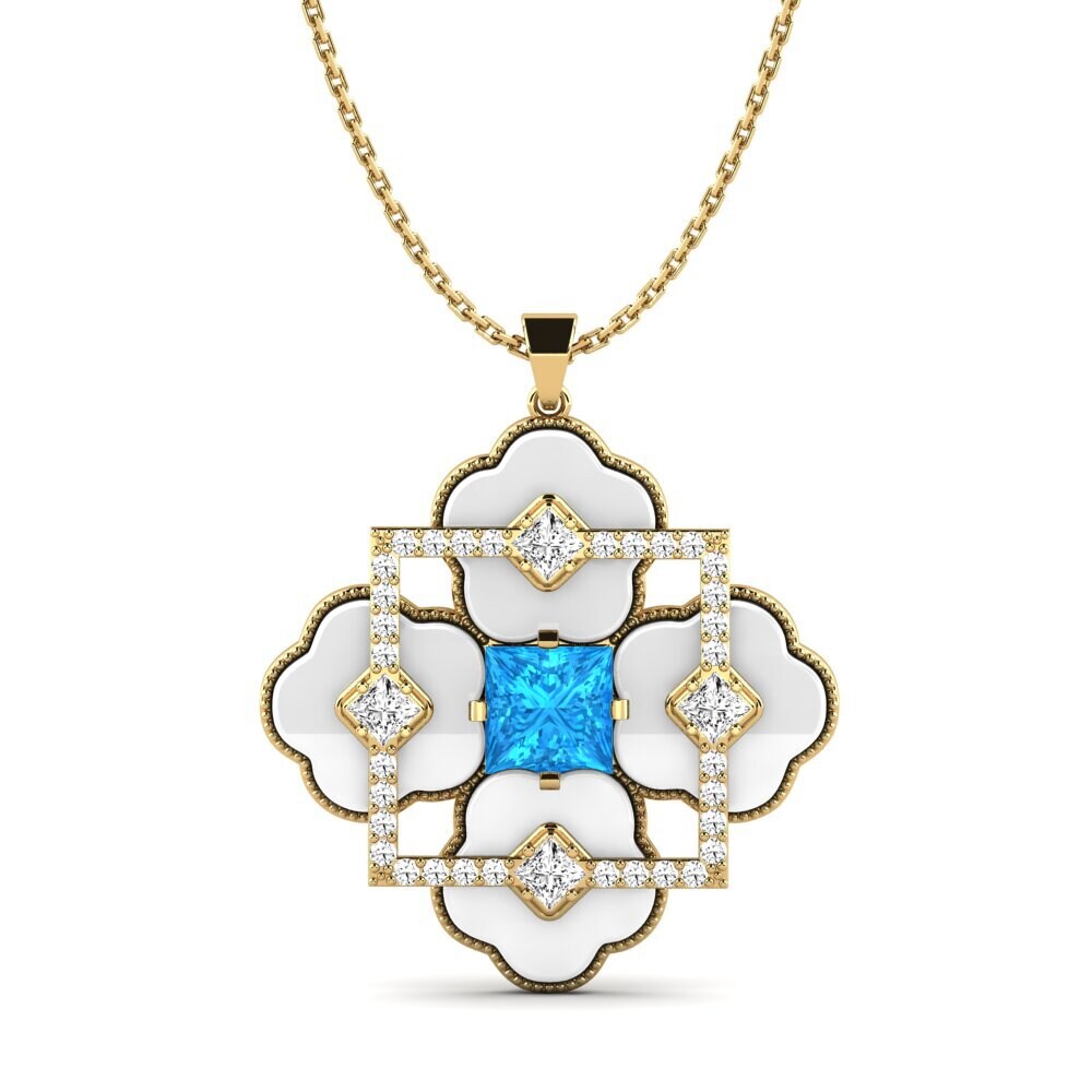 Blue Topaz Women's Pendant Hale