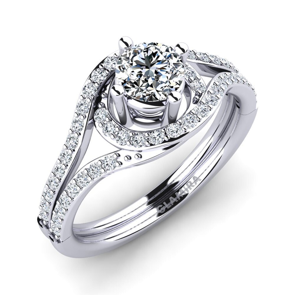 Zirconia Engagement Ring Halette