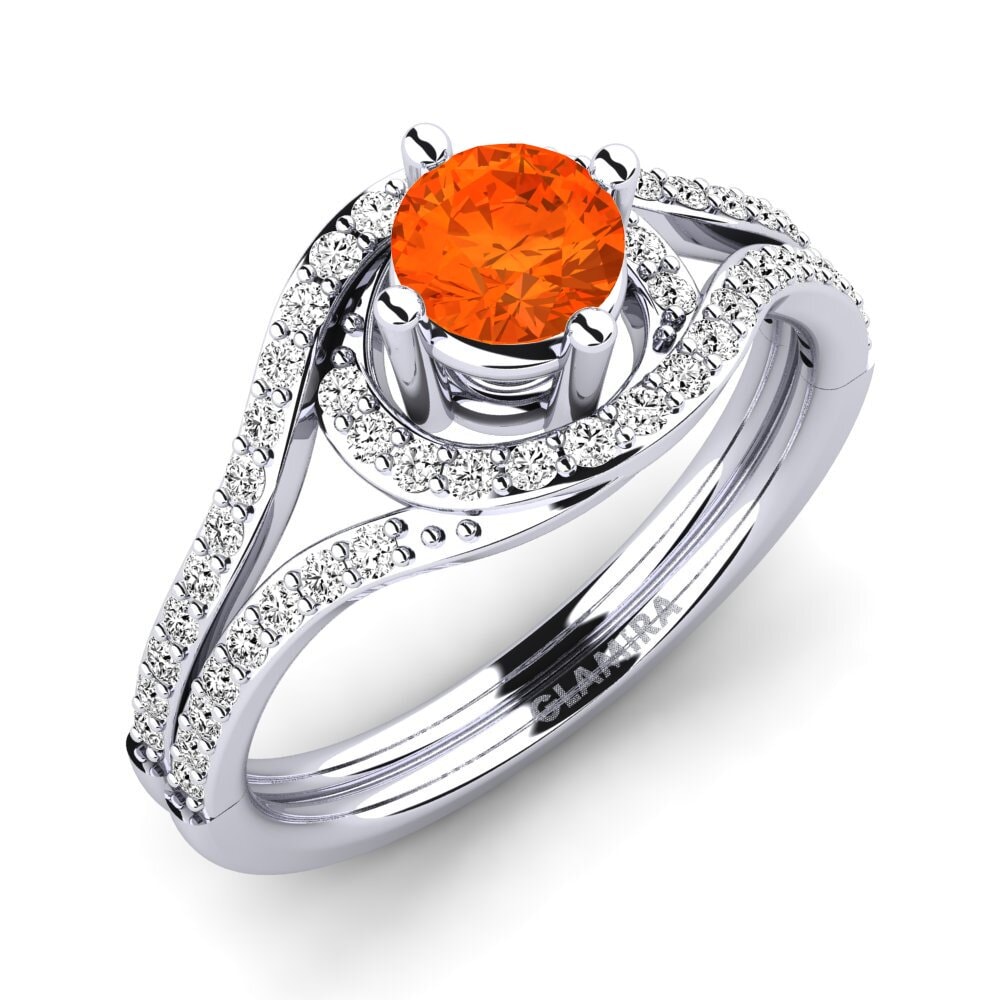 Fire-Opal Engagement Ring Halette