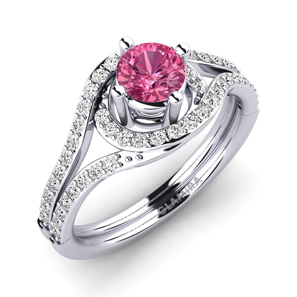Pink Tourmaline Engagement Ring Halette