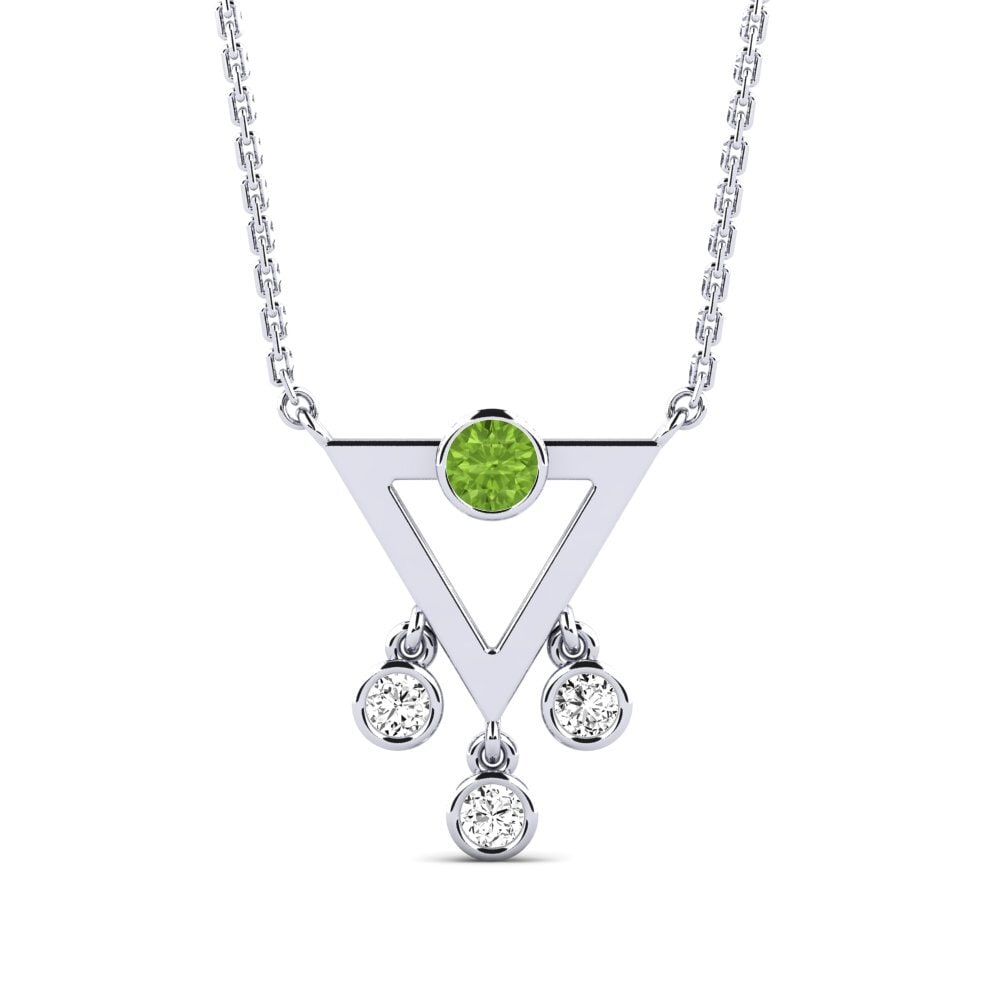 Peridot Women's Necklace Halloth
