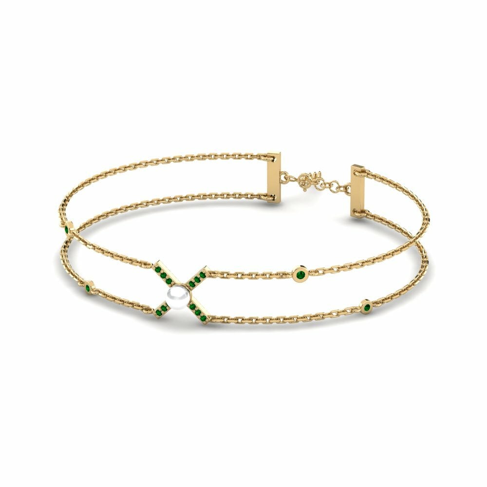 Groene Zirkoon Dames Armband Halusy