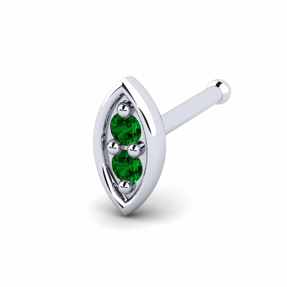 Groene Zirkoon Neus Pin Hamite