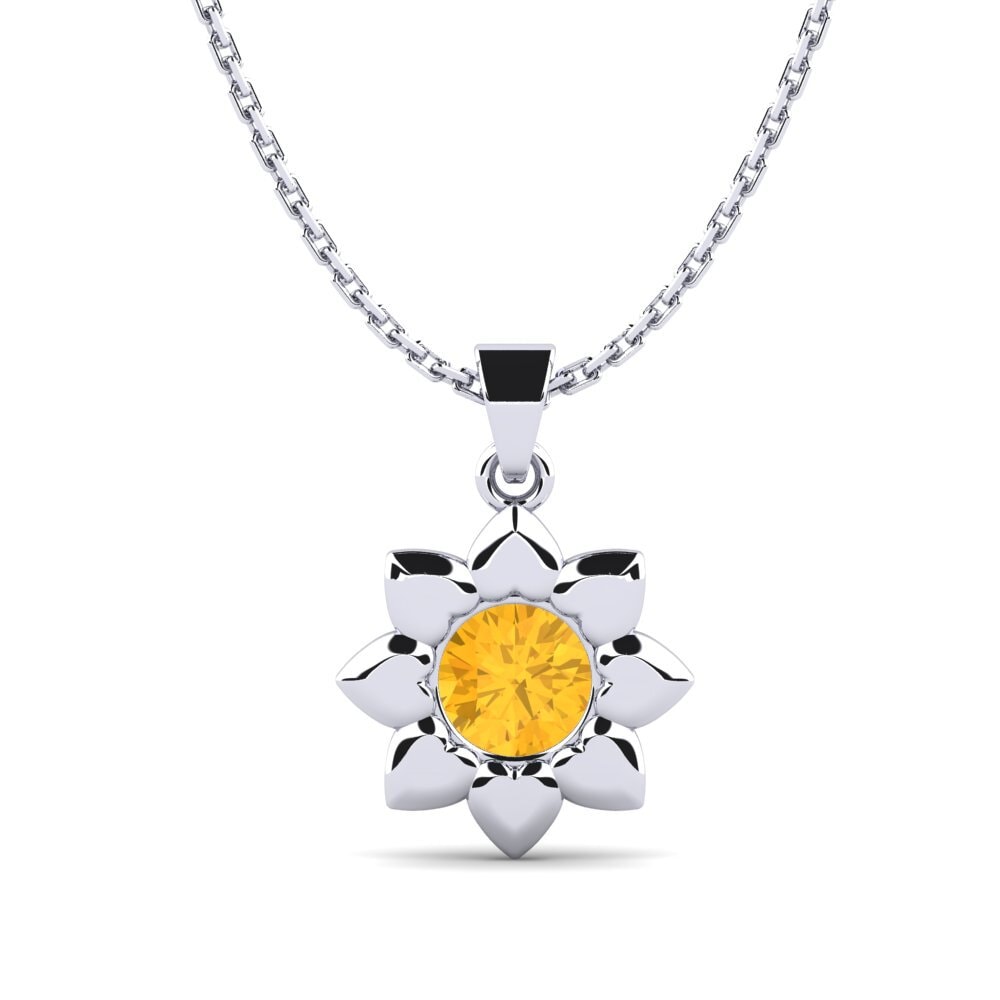 Citrino Colgante de Mujer Hankin