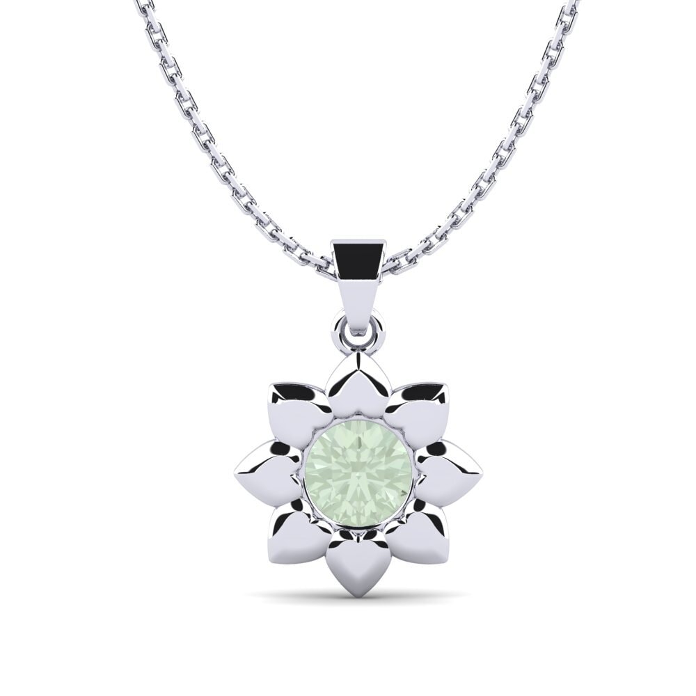 Amatista verde Colgante de Mujer Hankin