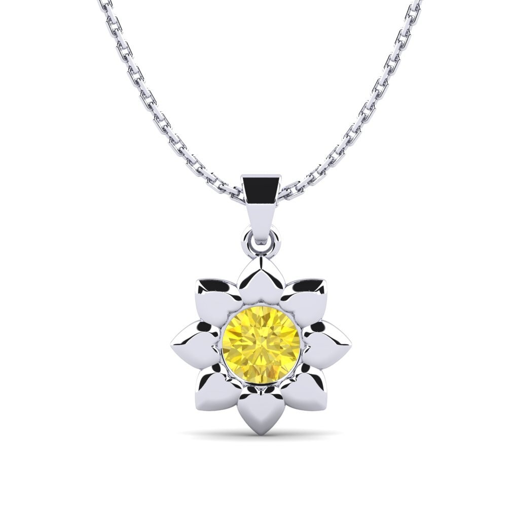 Yellow Sapphire Women's Pendant Hankin