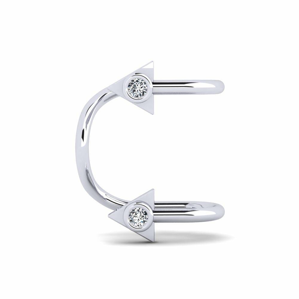 White Silver Women's Earring Hannum