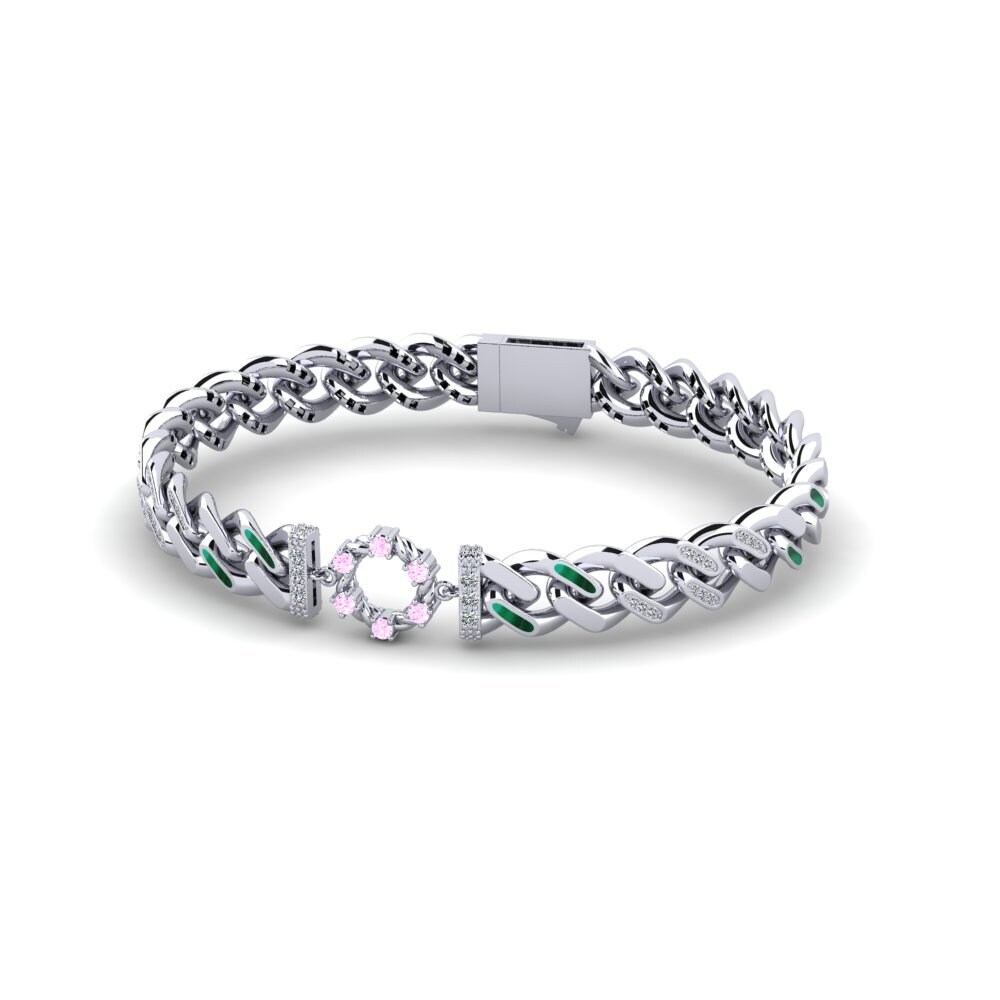 Pink Sapphire Women's Bracelet Happliest