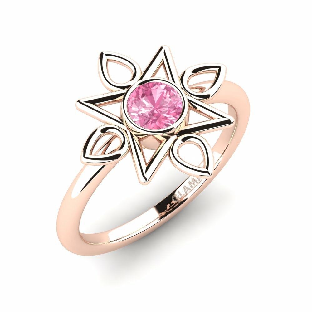 Pink Sapphire Engagement Ring Harken