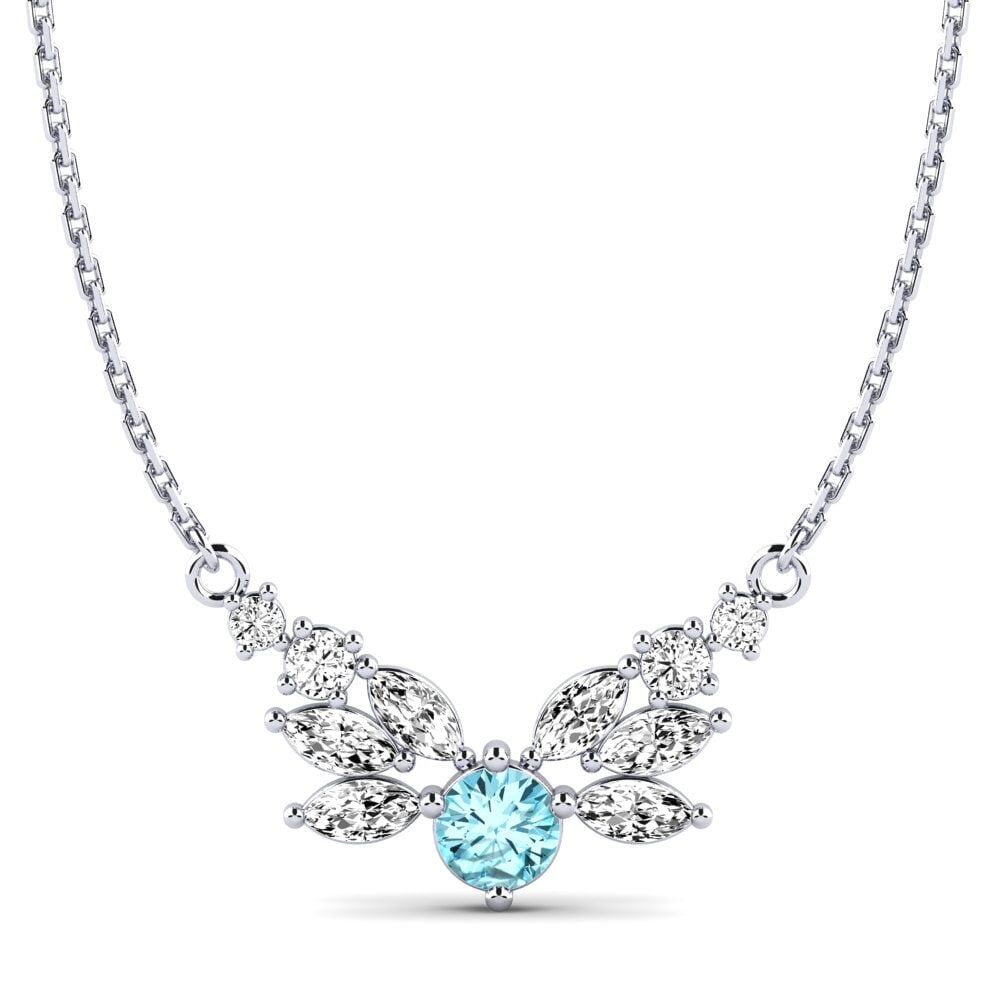 Blue Zircon Women's Necklace Harvey
