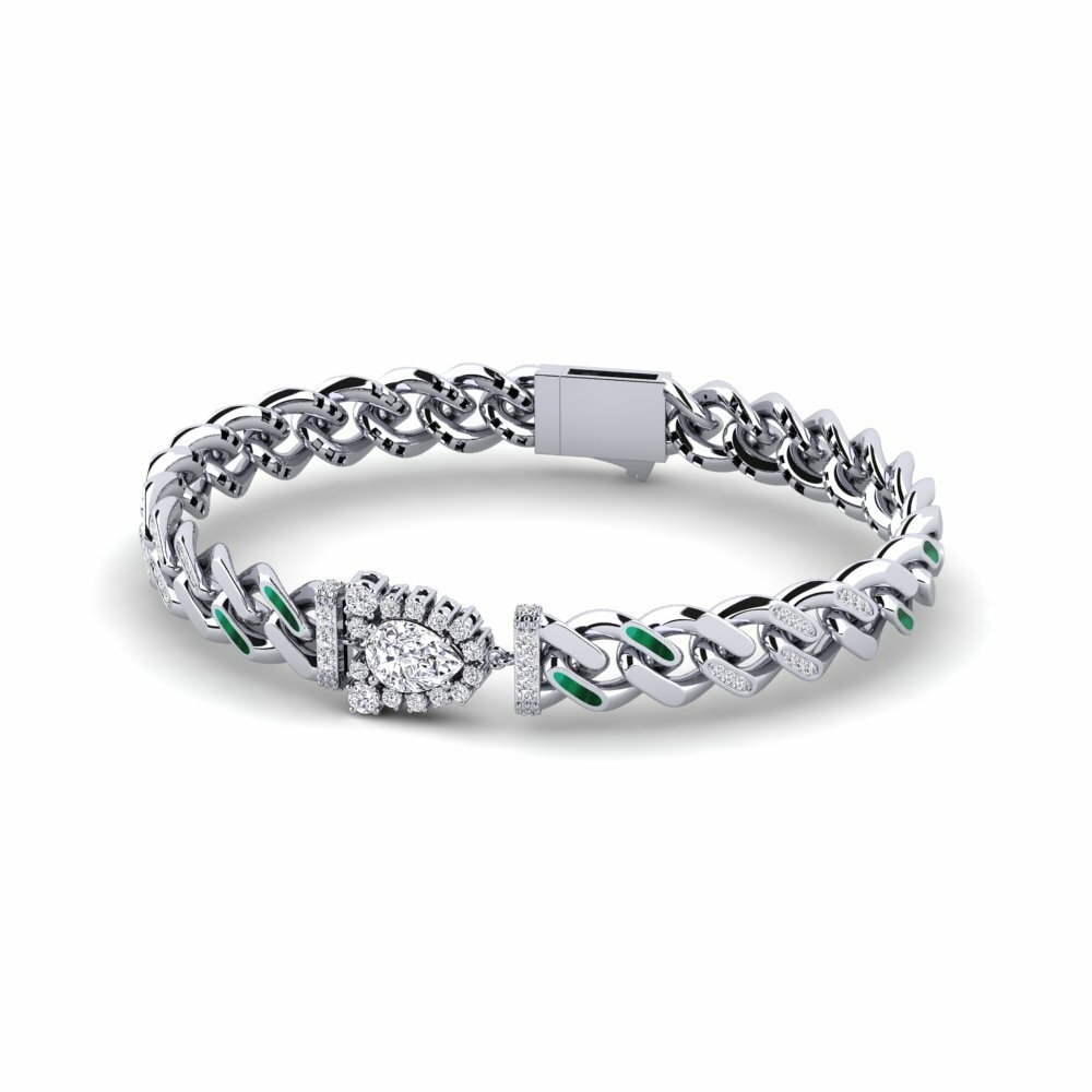 Tropfen Diamant Damen armband Hasteives