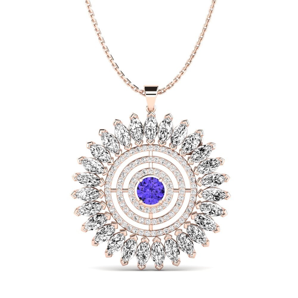 Tanzanite Pingente Feminino Hatel