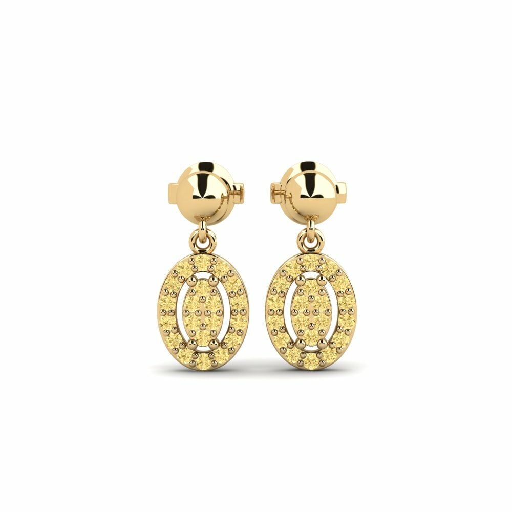 Diamante Giallo Orecchino da donna Hatimi