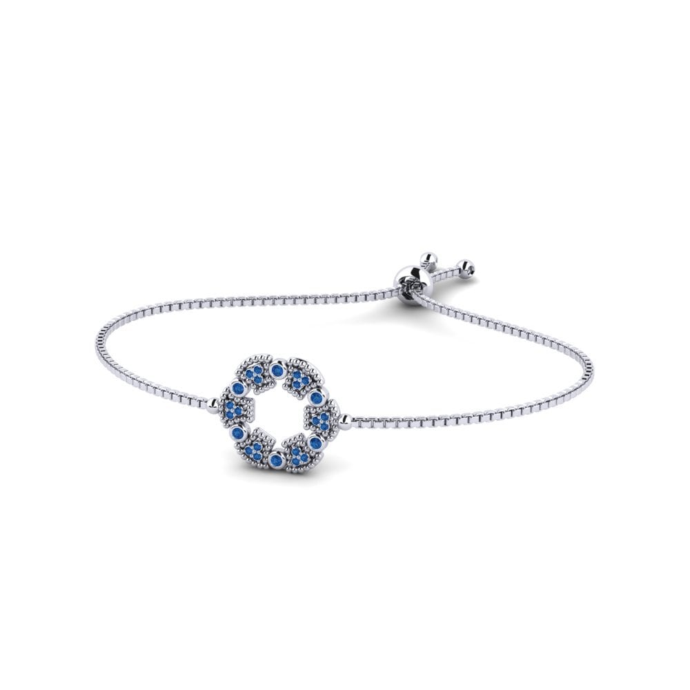 Collier pendentif papillon porcelaine blanc floral bleu cordon marron moutarde