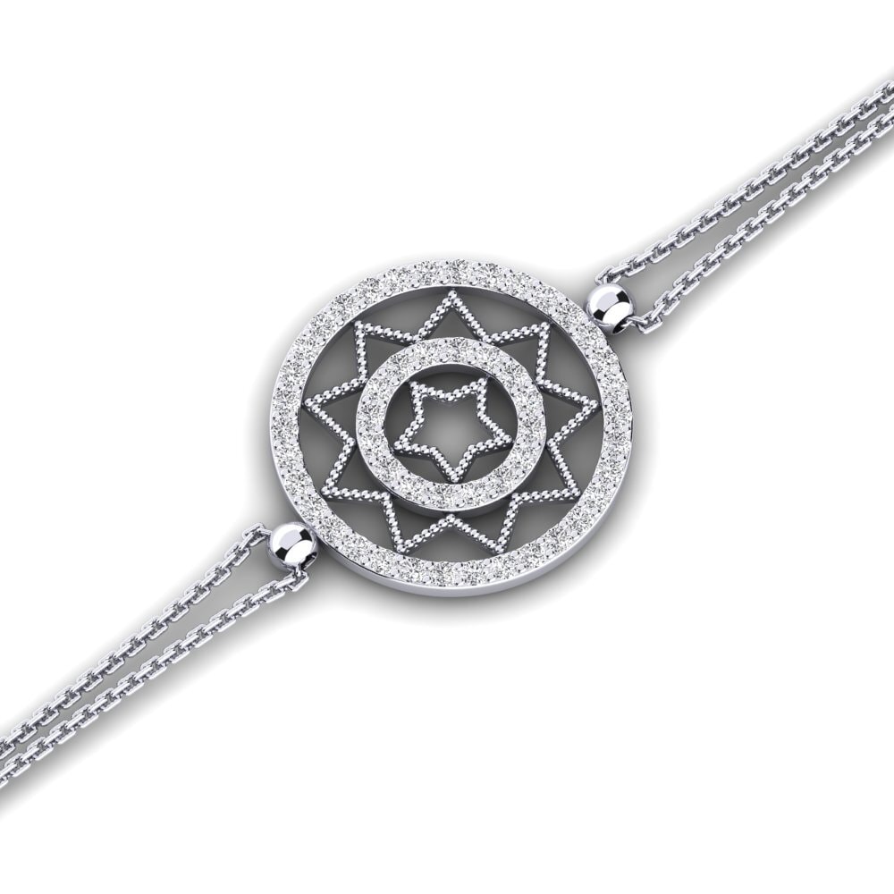 Diamant Damen armband Hecht