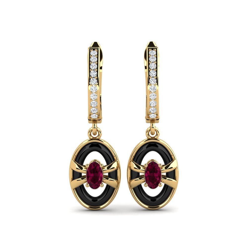 Rhodolite Garnet Women's Earring Hedvig