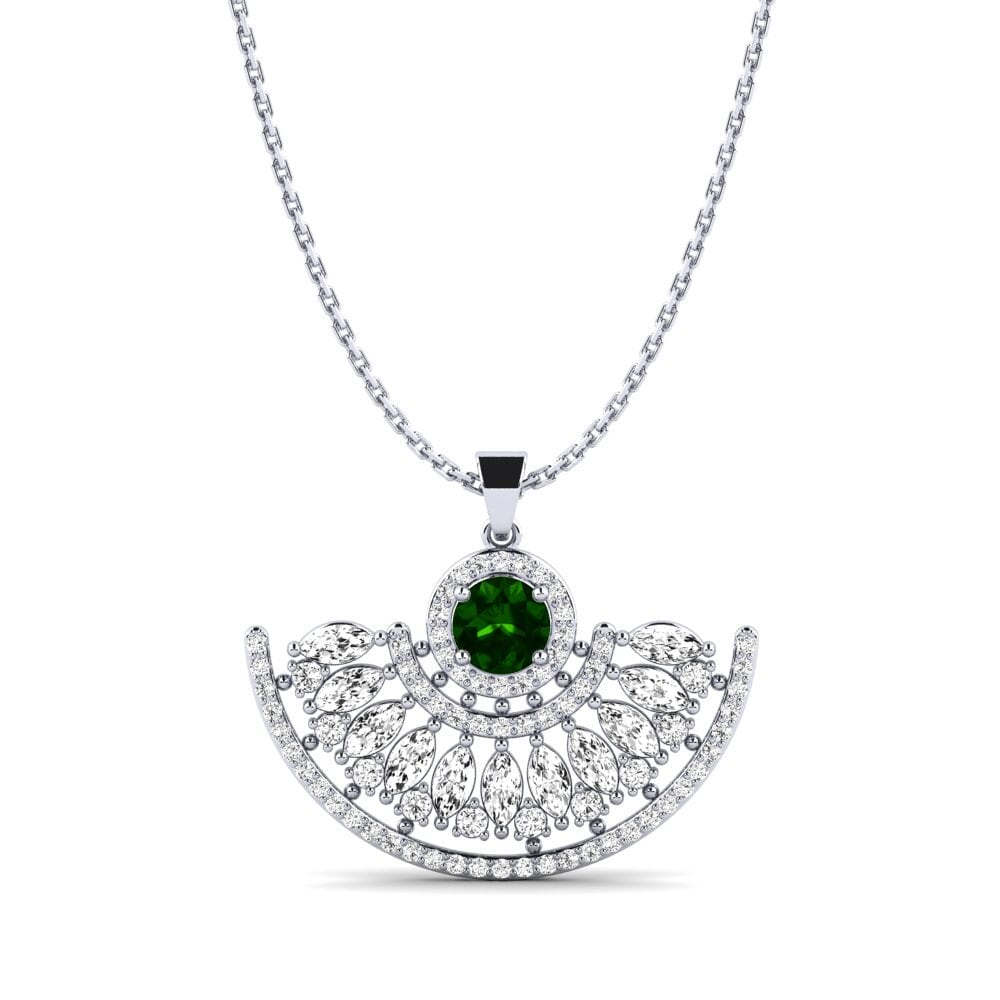 Green Tourmaline Women's Pendant Helmo