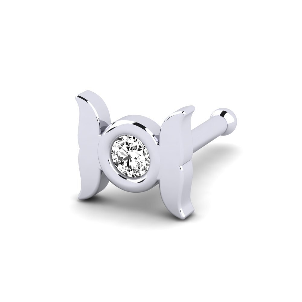 Moissanit Piercing do nosu Helmty