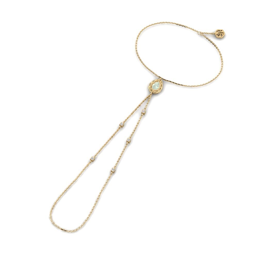 Améthyste Verte Bracelet de main Helsara