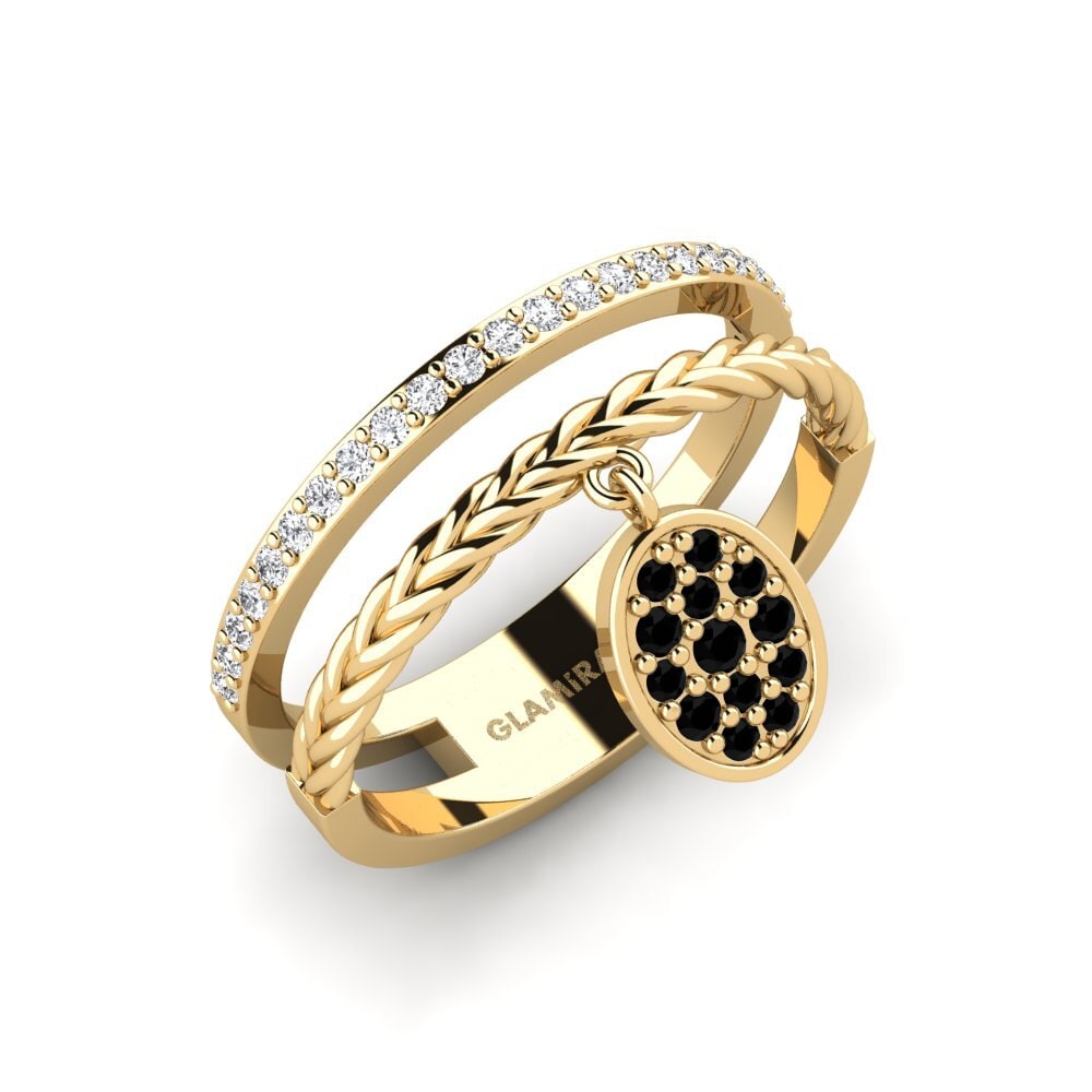 Black Sapphire Ring Hemaround