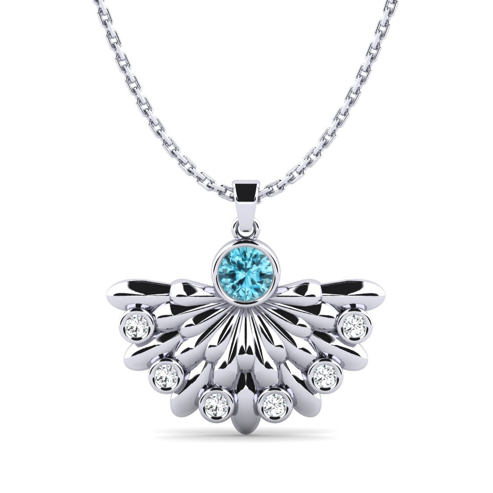 Blue Zircon Women's Pendant Hepworth