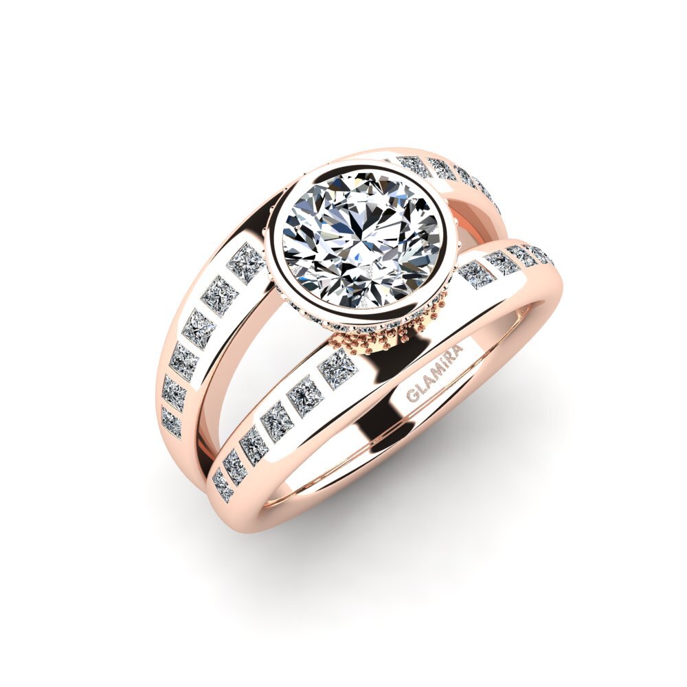 14ct Rose Gold Engagement Ring Herkuq