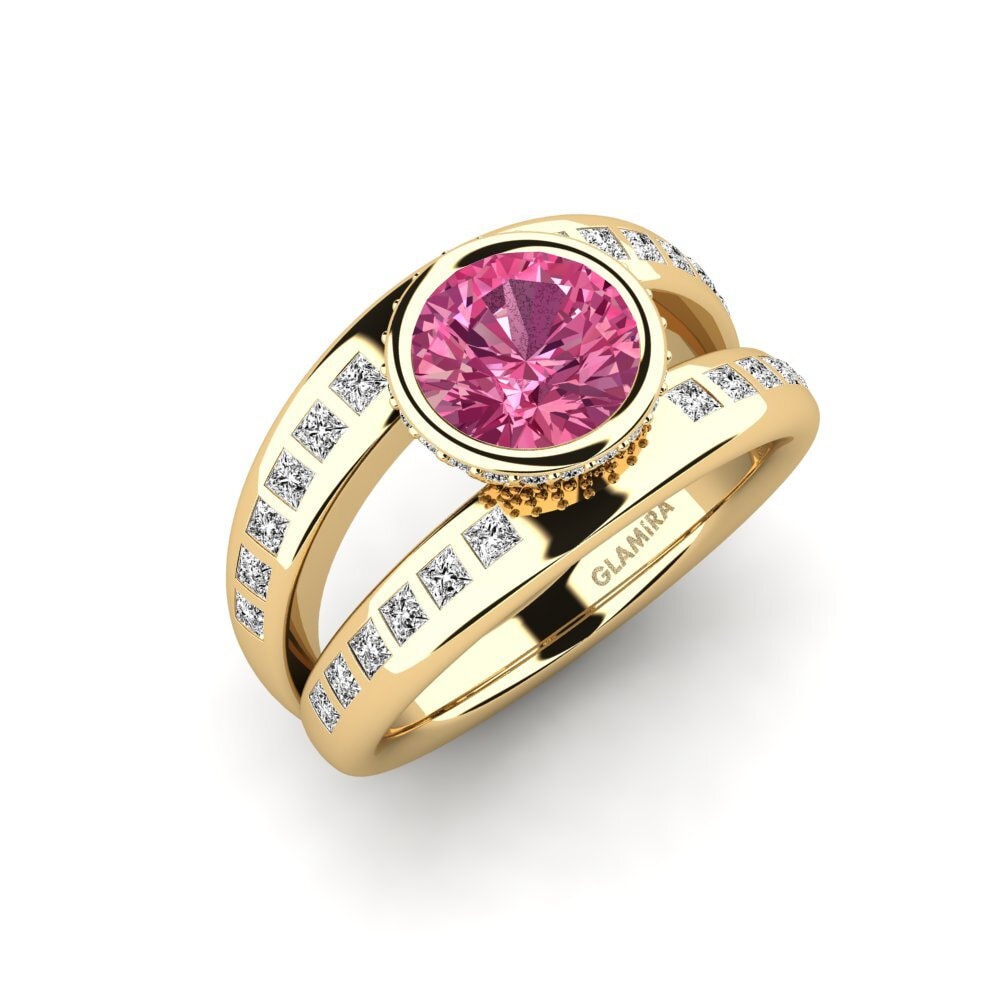 Pink Tourmaline Engagement Ring Herkuq