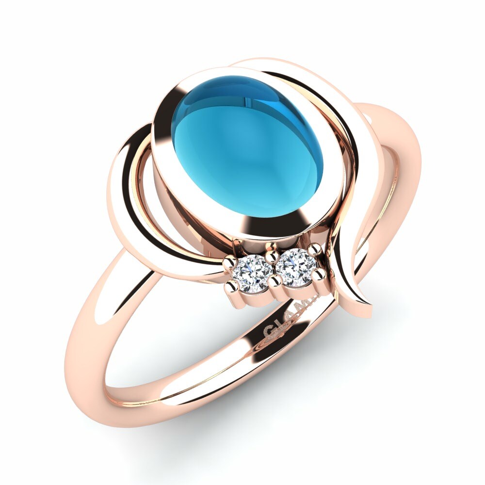 Blue Topaz Ring Hesperia