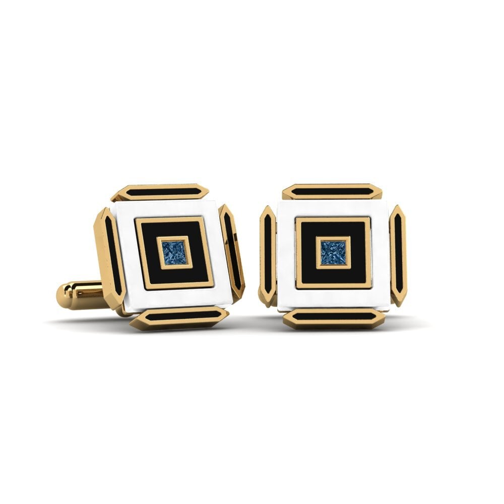 Blue Diamond Cufflink Hetzel
