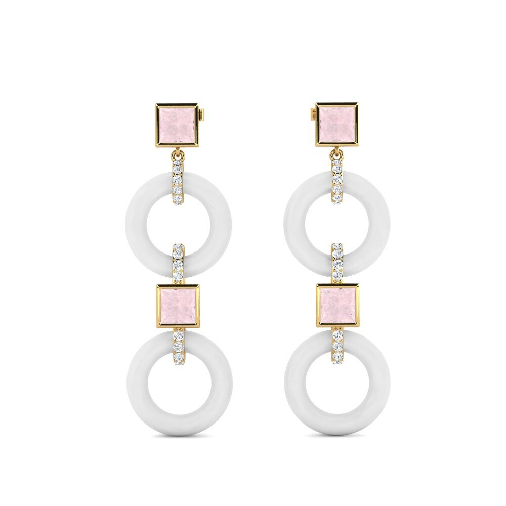 Rose Quartz Women's Earring Hibbler