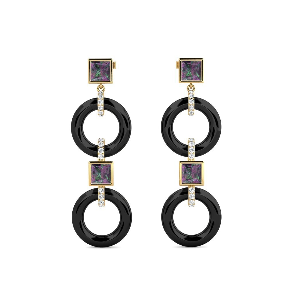 Mystic Topaz Women's Earring Hibbler