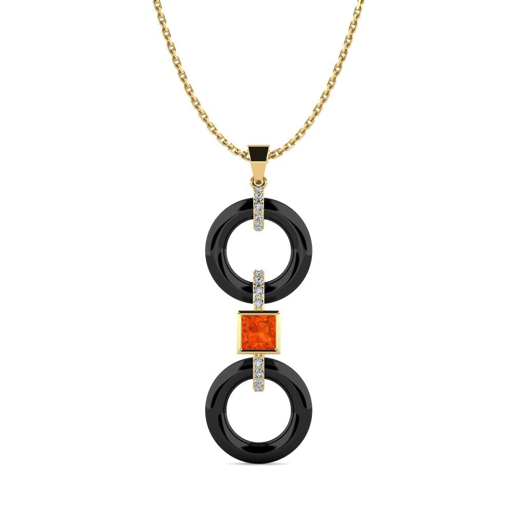 Fire Opal Women's Pendant Higham