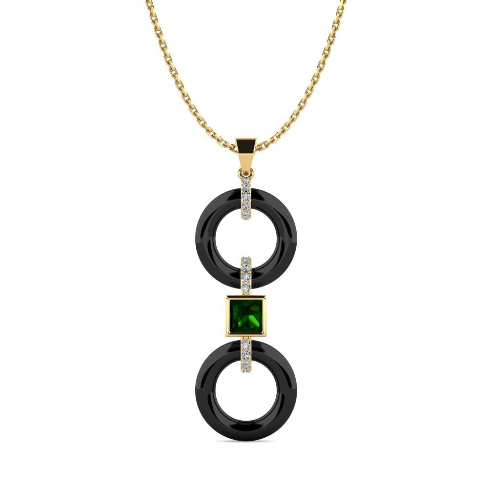 Green Tourmaline Women's Pendant Higham