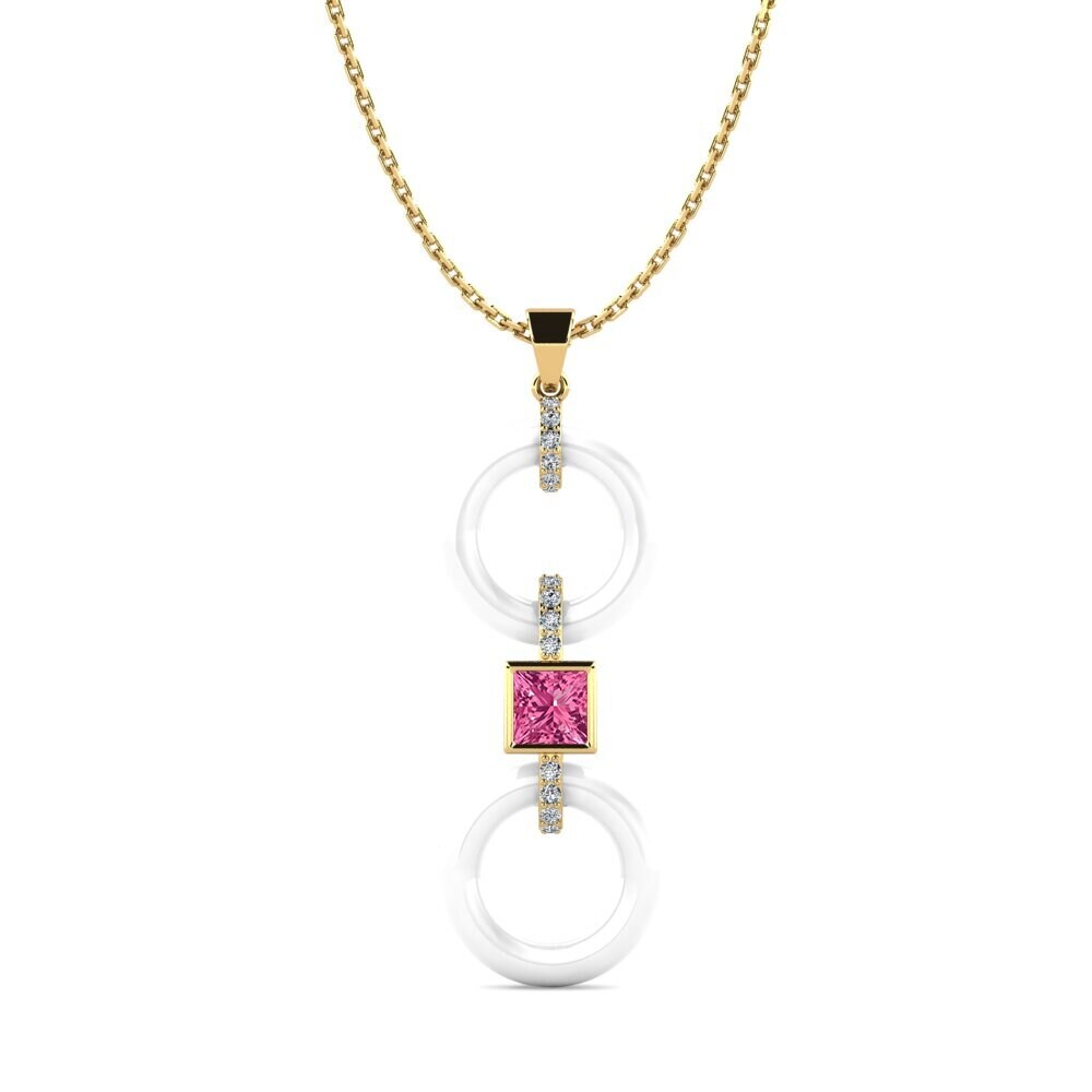 Pink Tourmaline Women's Pendant Higham