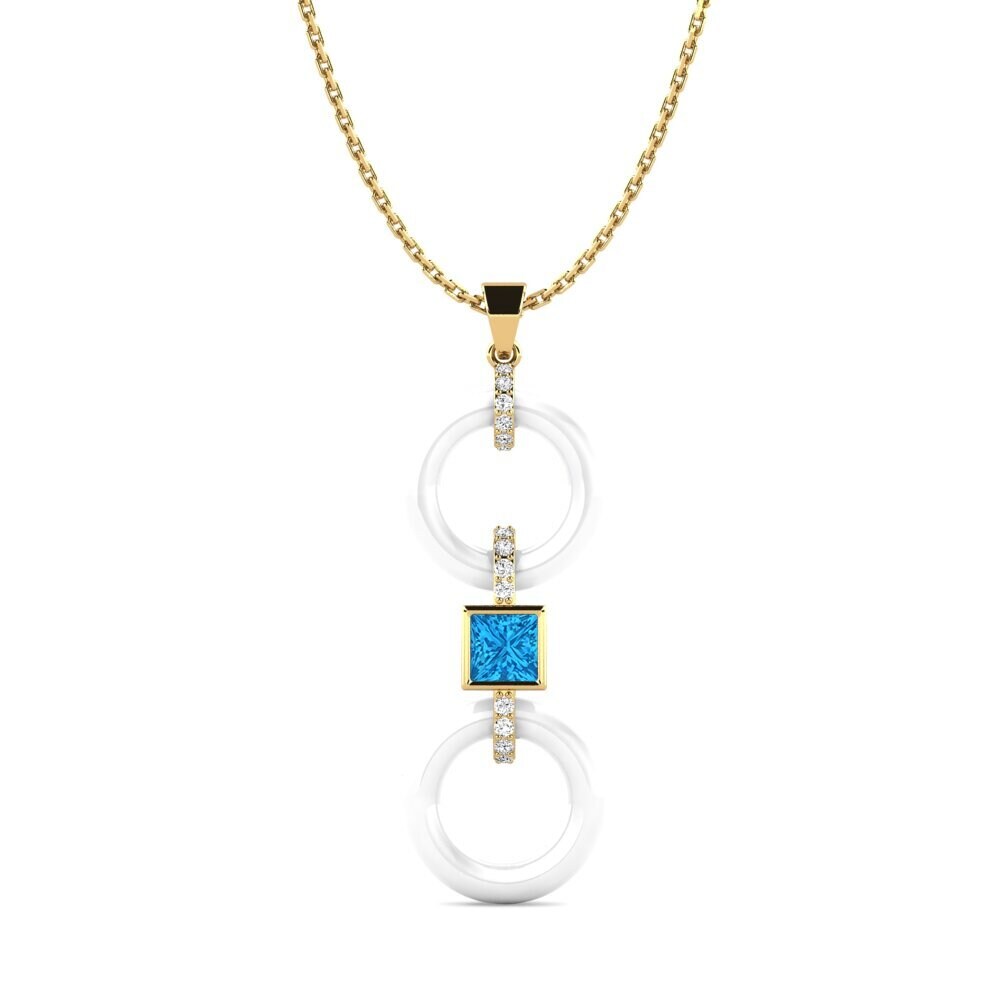 Blue Topaz Women's Pendant Higham