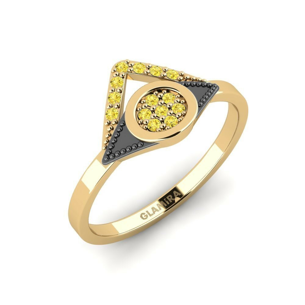 Zafiro amarillo Anillo Highest