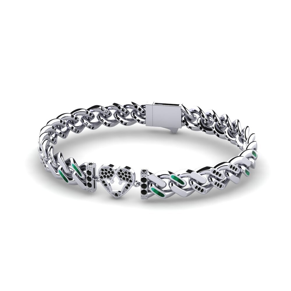 Black Sapphire Women's Bracelet Hivvnom