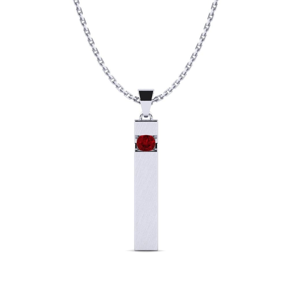 Red Zirconia Women's Pendant Hnrte