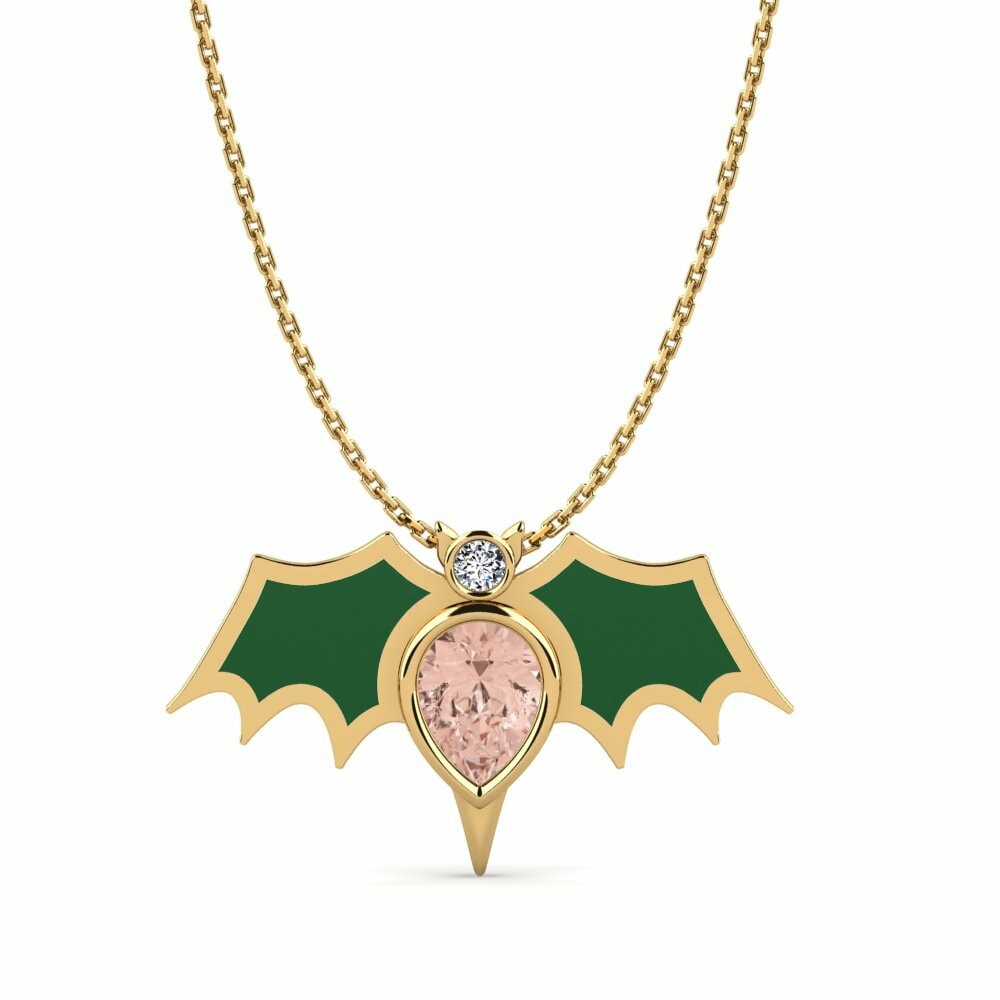 Dây chuyền Vàng 18K Đá Morganite Animals