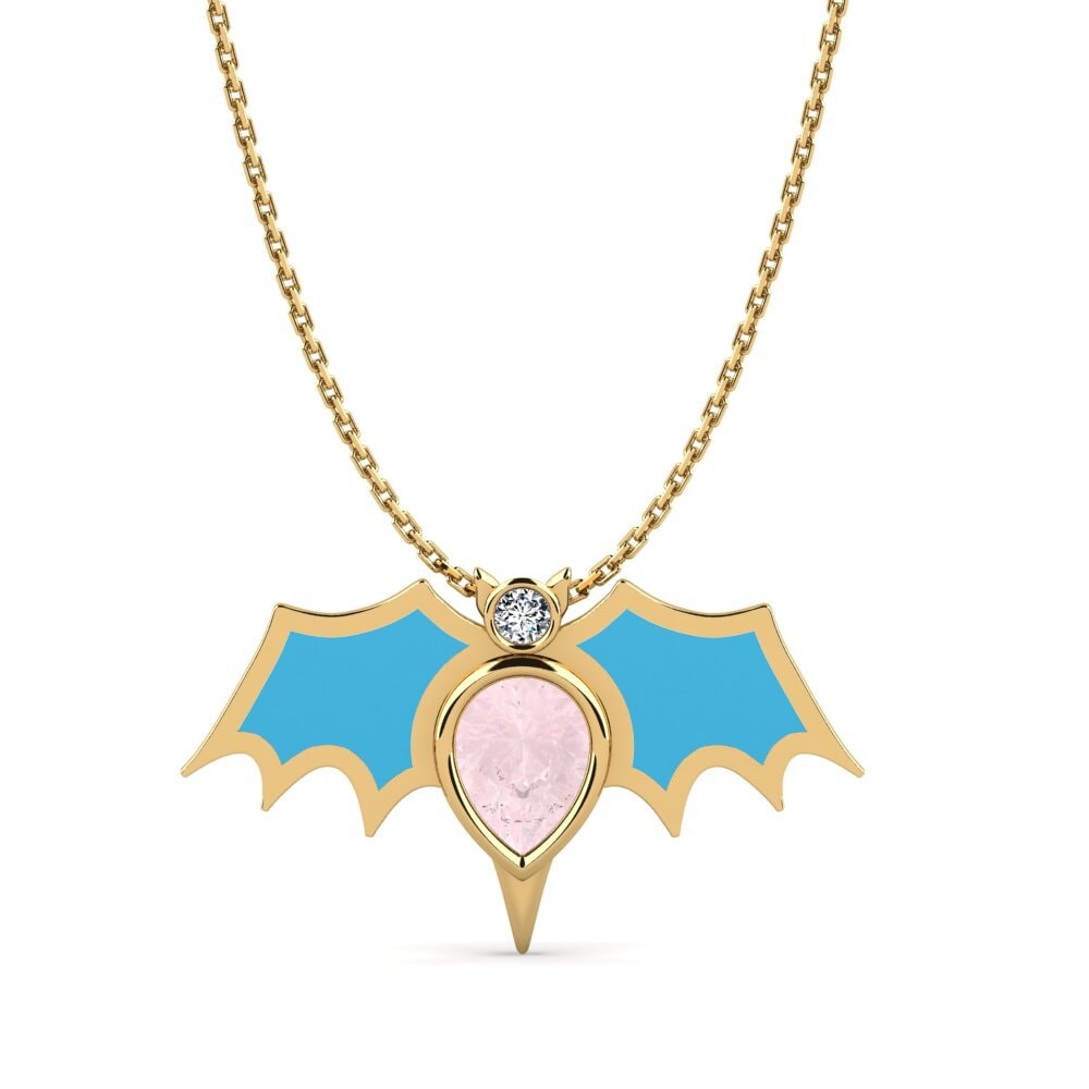 Animals Rose Quartz Necklaces