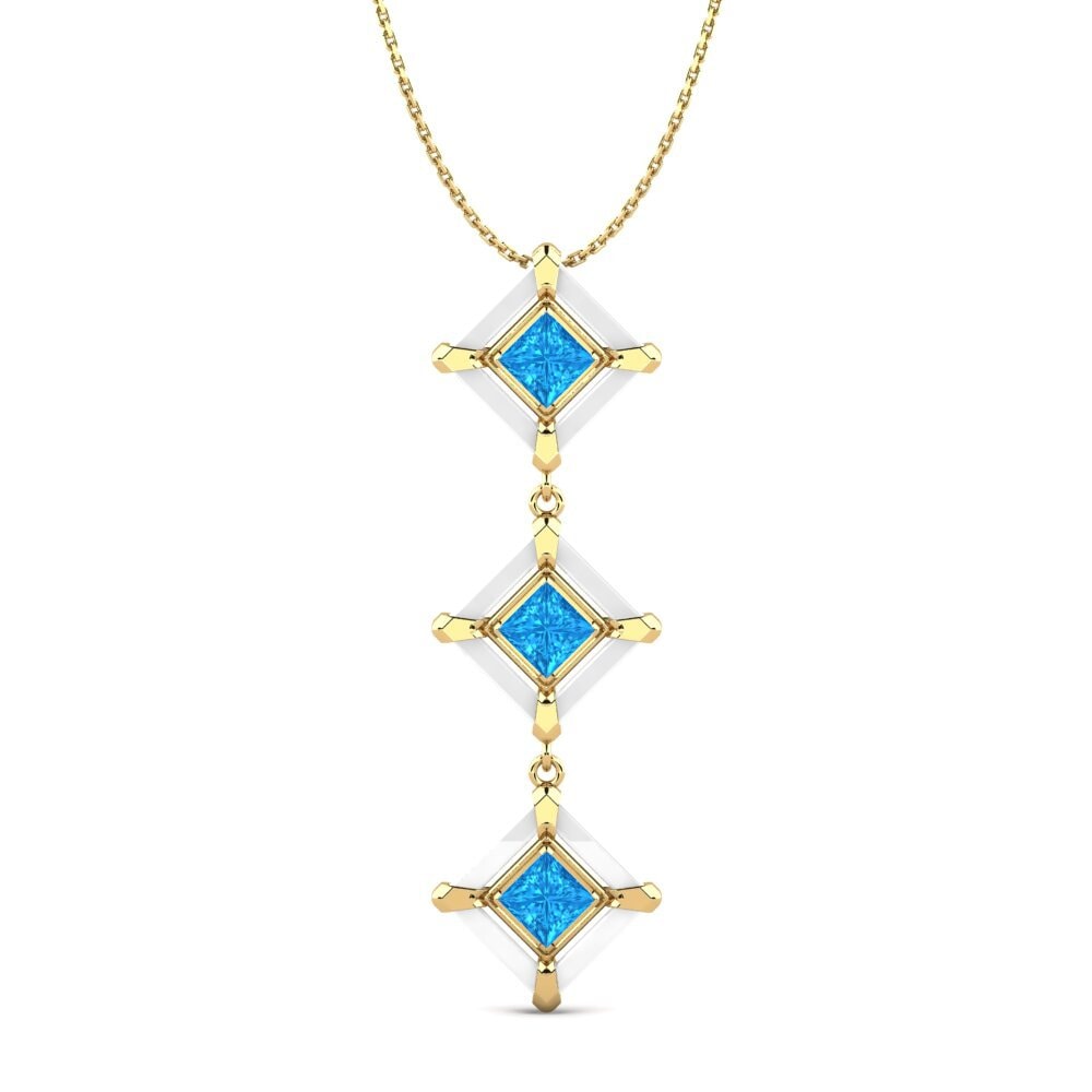 Blue Topaz Women's Pendant Holguin