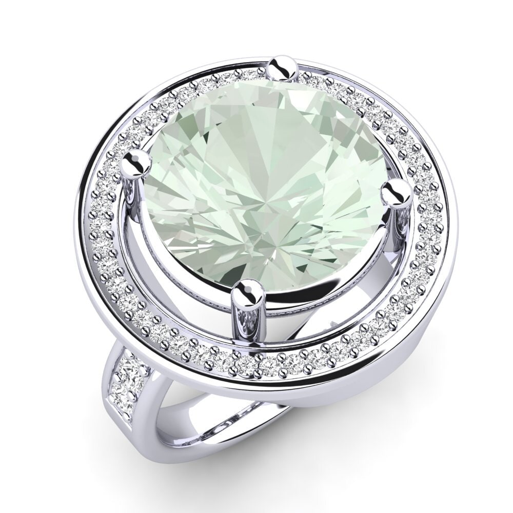 Green Amethyst Ring Holli