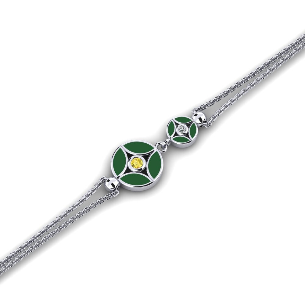 Yellow Sapphire Women's Bracelet Hollyenes