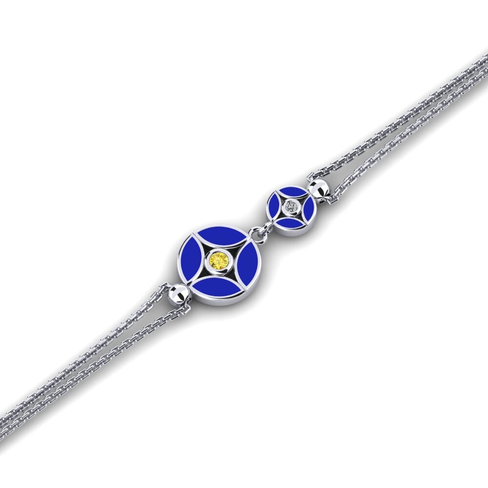 Yellow Sapphire Women's Bracelet Hollyenes