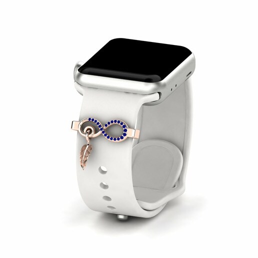 Phụ kiện Apple Watch® Hopeso - A Vàng Hồng 585 & Đá Sapphire