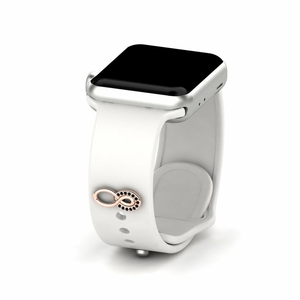 Joyería Tech Accesorio Para Apple Watch® Hopeso - B Oro Rosa 585 Diamante Negro