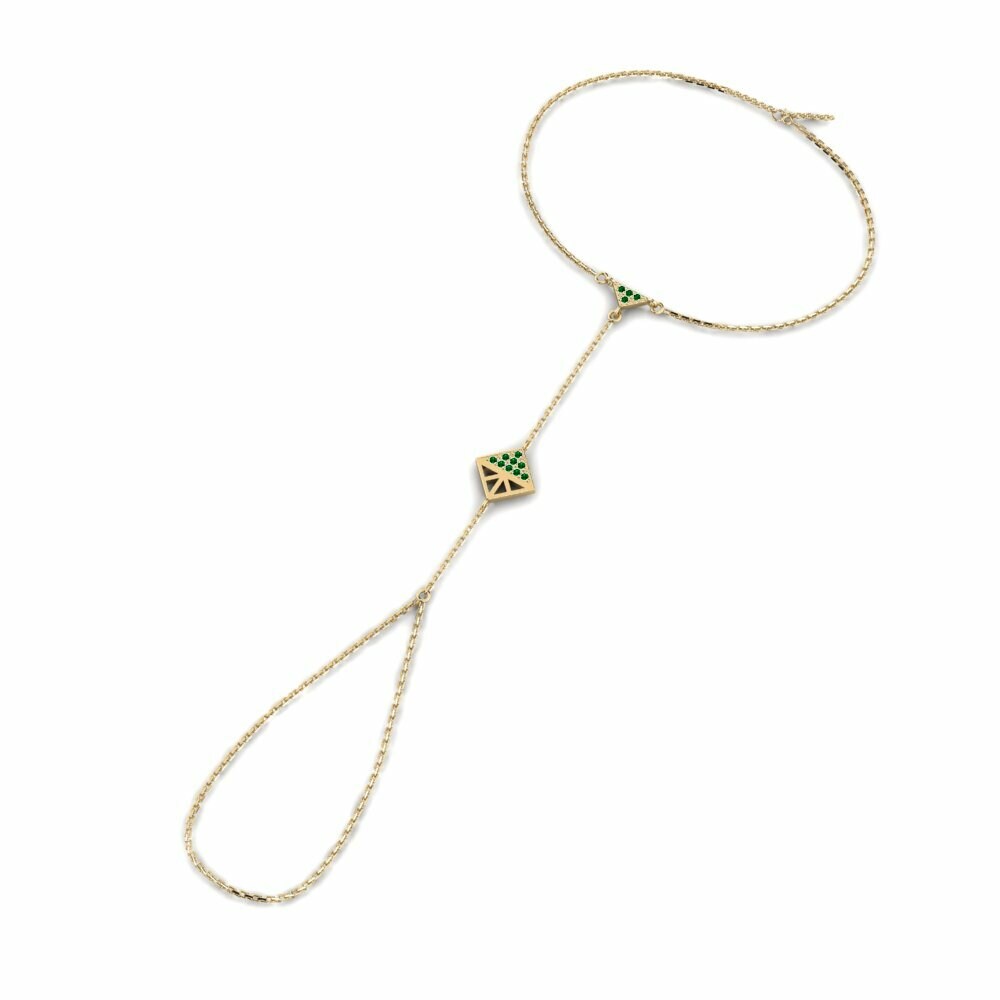 Groene Zirkoon Vinger armbanden Horne